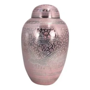 Going Home Urn (Brass/Pink)